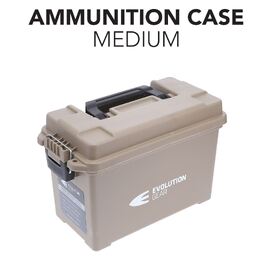 Medium Ammunition Case Weatherproof Ammo Box / Dry Box - Desert Tan