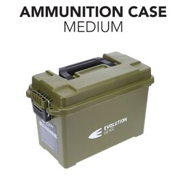 Medium Ammunition Case Weatherproof Ammo Box / Dry Box - Olive Drab